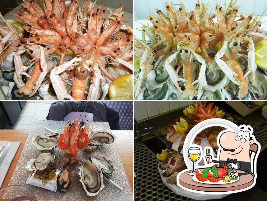 Commandez de nombreux repas à base de fruits de mer servis par Le Moussaillon