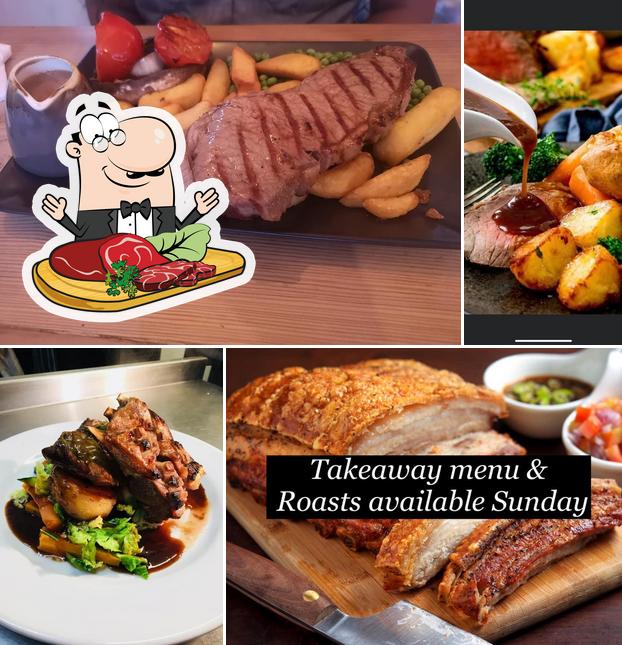 Order meat meals at Blacksmiths Inn Ninfield