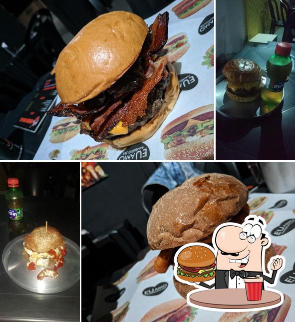 Consiga um hambúrguer no Rock 'N' Burger