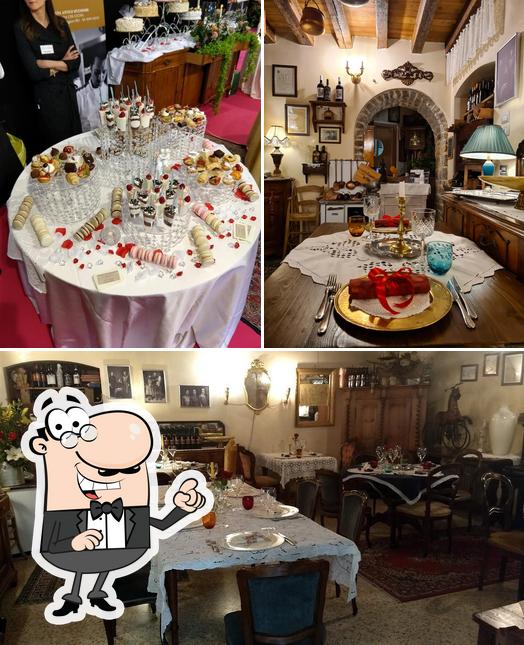 Gli interni di locanda antico splendore