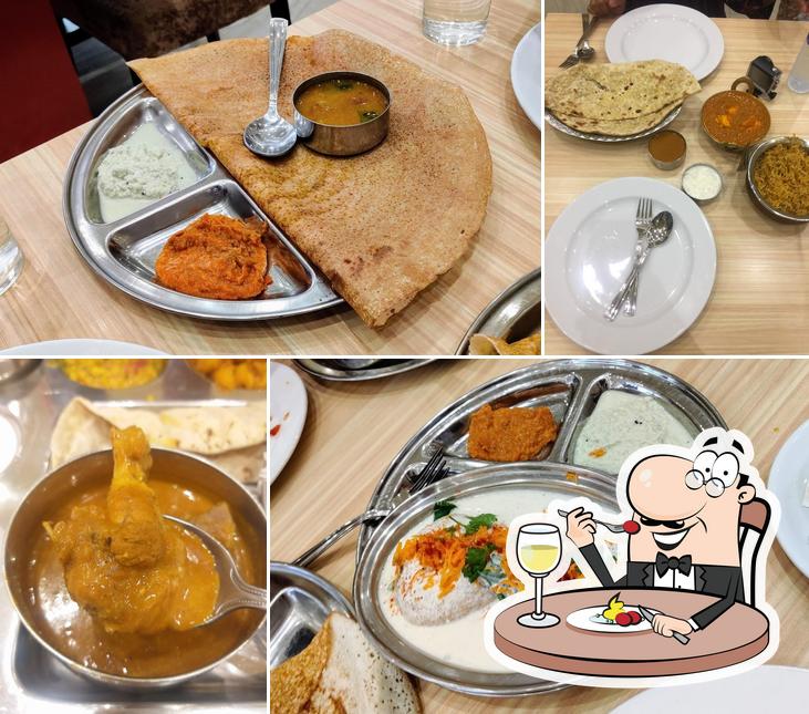 Meals at Madras Darbar Indian Restaurant