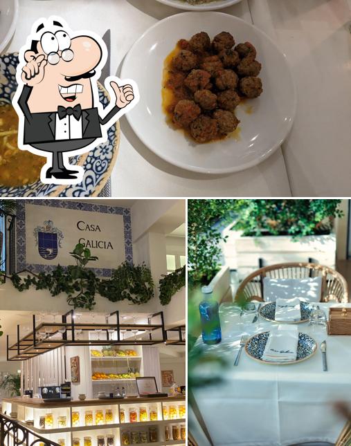 L’image de la intérieur et nourriture de Casa Galicia’s