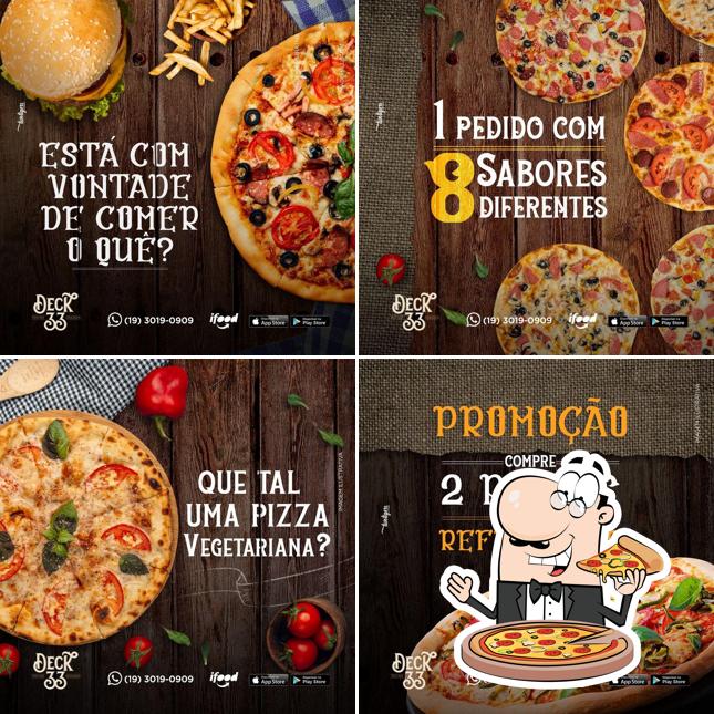 Experimente diferentes estilos de pizza