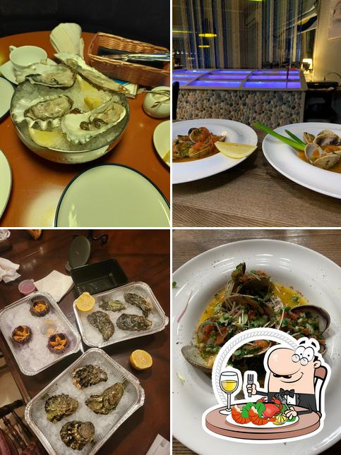 В "Дель Мар" вы можете попробовать различные блюда с морепродуктами