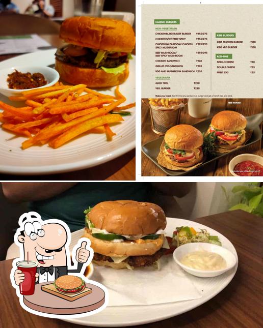 Order a burger at Qissa Cafe X Westleys