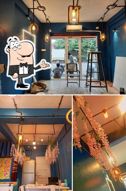 The interior of Burger Heavens - Best Cafe in bhiwandi