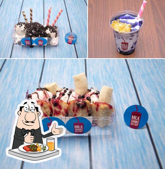 Food at Milk Shake Factory