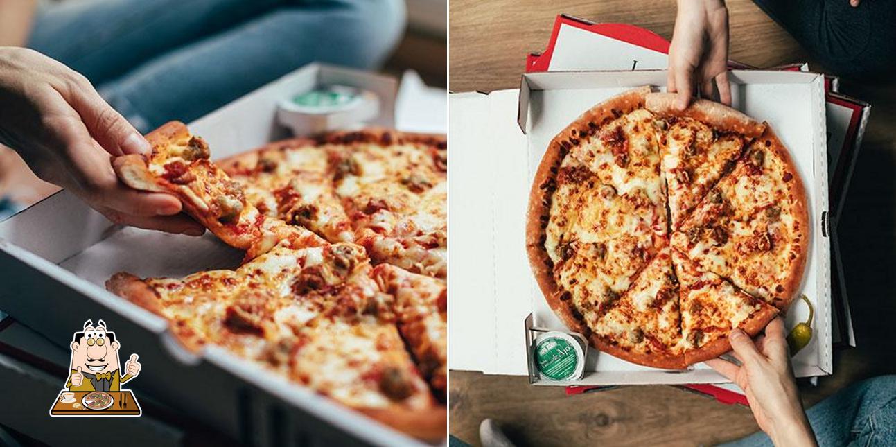 A Papa Johns Pizza, vous pouvez commander des pizzas