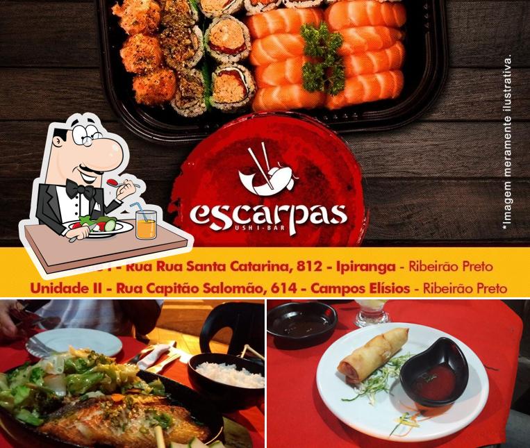 Platos en Escarpas Sushi Bar l Rodízio de Comida Japonesa e Restaurante Japonês em Ribeirão Preto