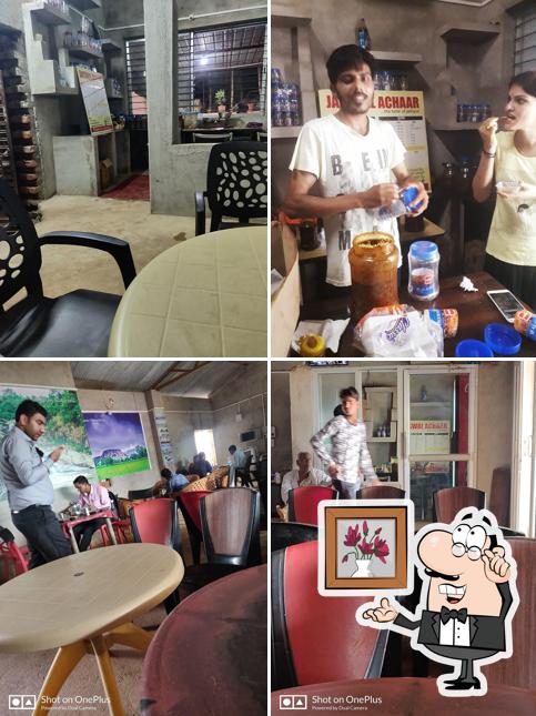 The interior of Jaiswal Dhaba & Achaar