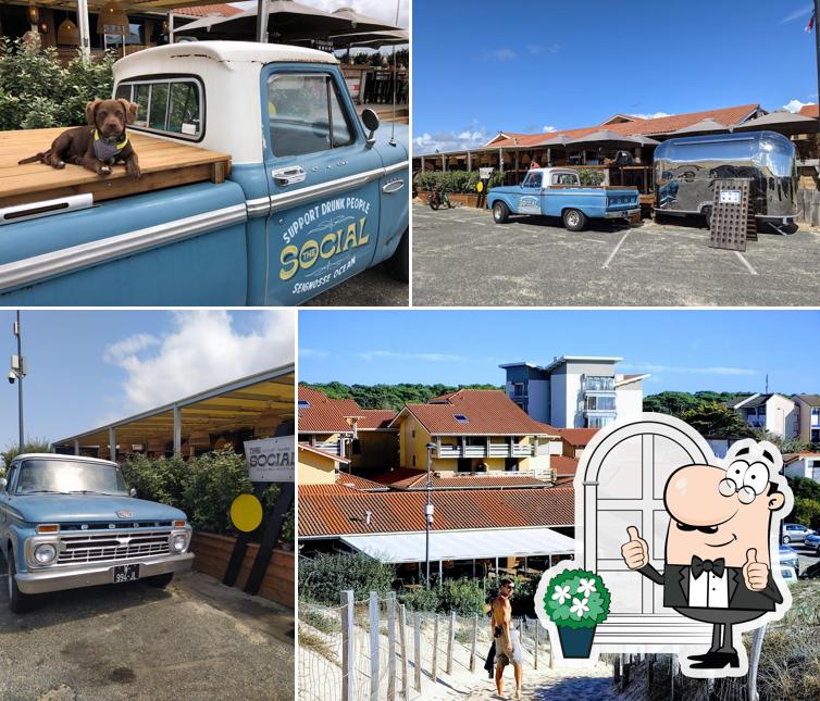 L'extérieur de Restaurant de plage les Bourdaines