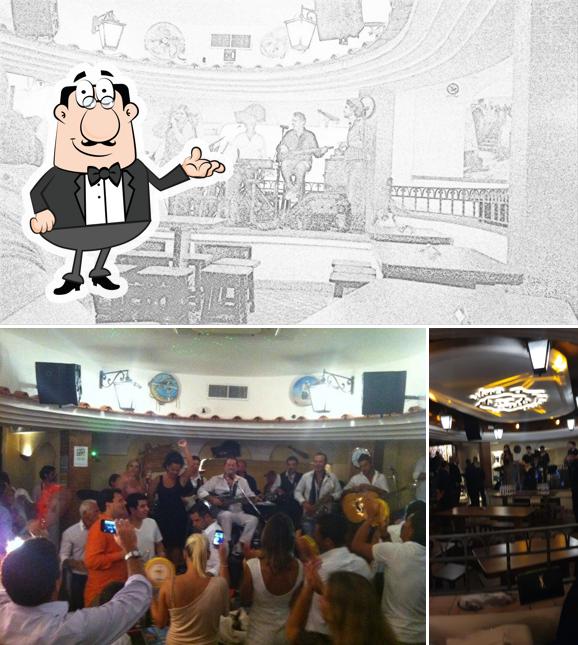 Gli interni di Taverna Anema e Core