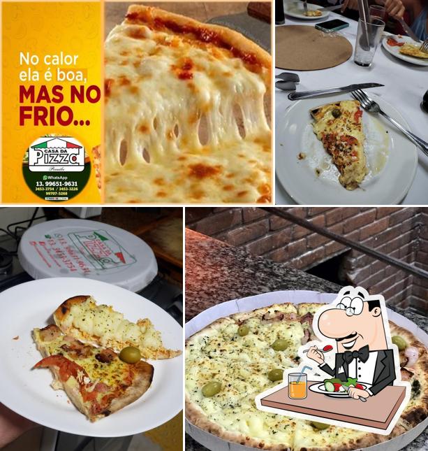 Comida em Casa da Pizza