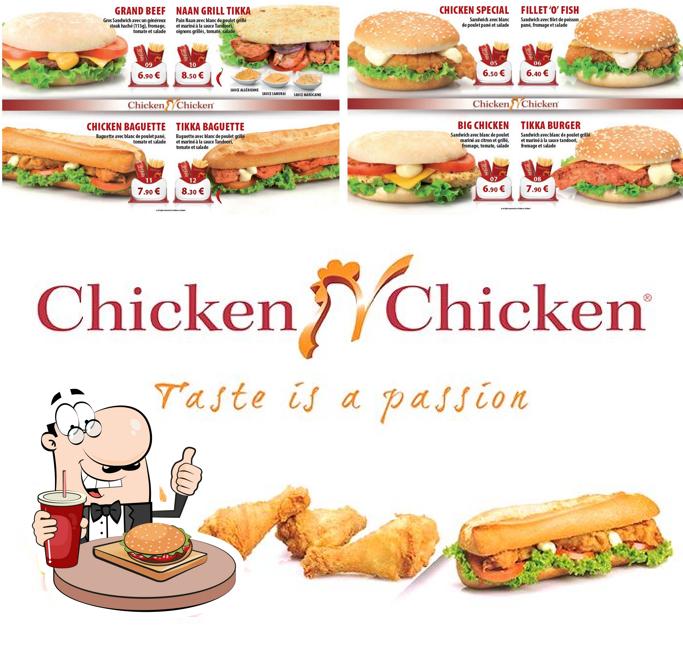 Prenez un hamburger à Chicken N Chicken