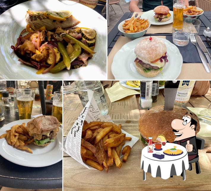 Faites-vous plaisir avec un hamburger à LES BONS AMIS. Le Comptoir