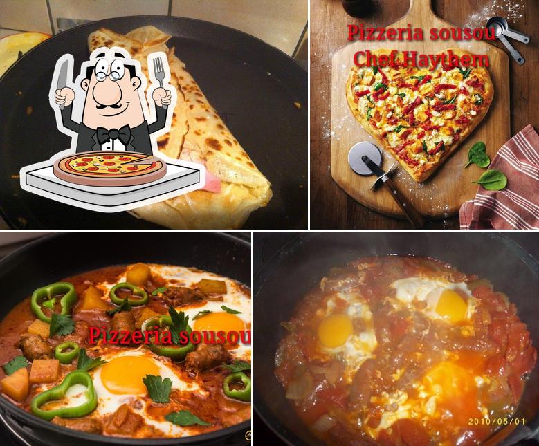 Choisissez des pizzas à Pizzeria Sousou - chez Chef