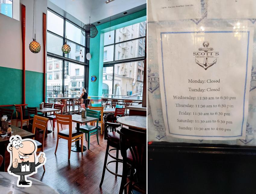 Scott’s Chowder House in San Francisco Restaurant menu and reviews