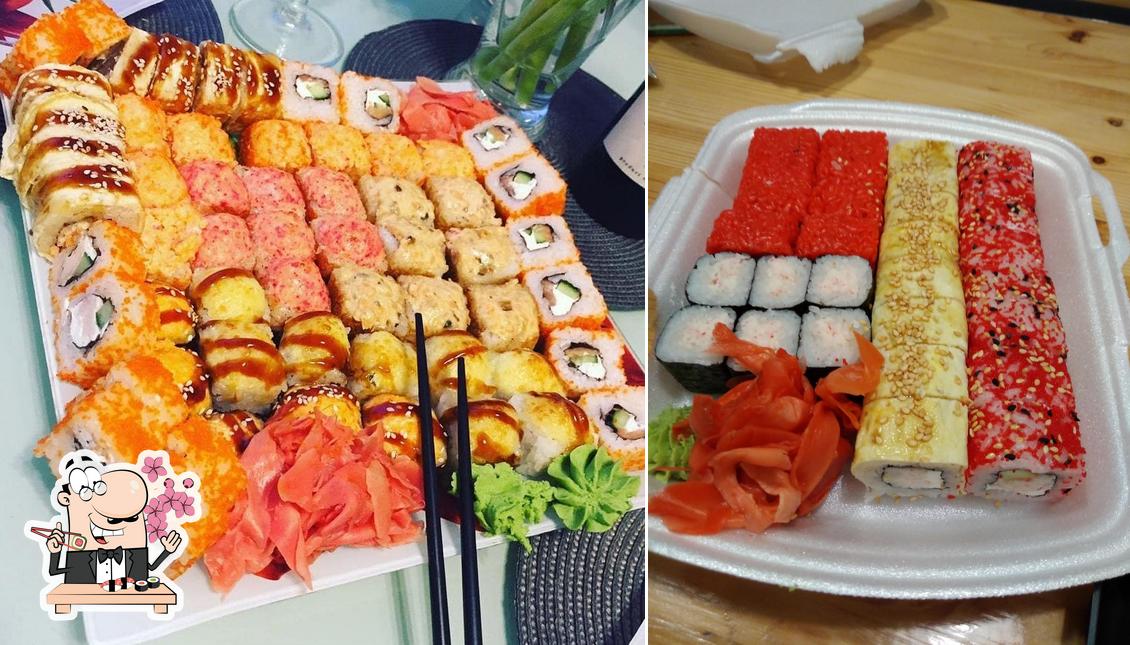 Commandez de nombreuses options de sushi