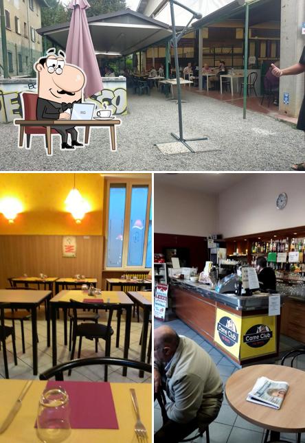 La interni e esterno del ristorante