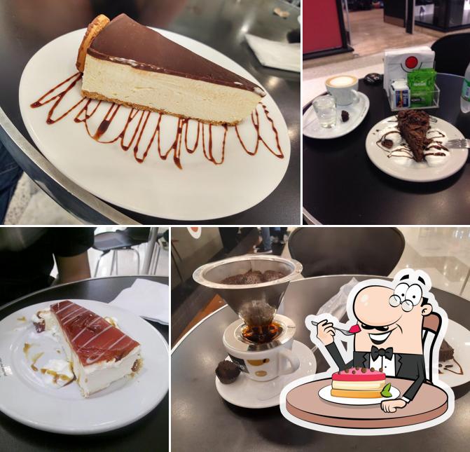 Café Do Ponto serve uma seleção de pratos doces