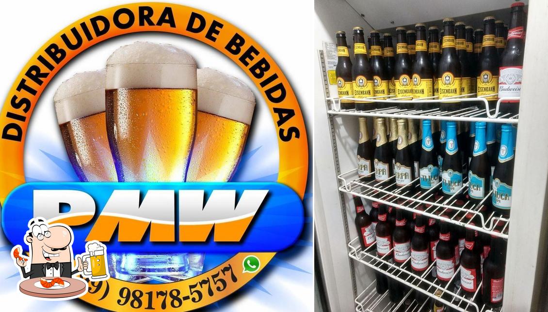 PMW Distribuidora de Bebidas offerece uma variedade de cervejas