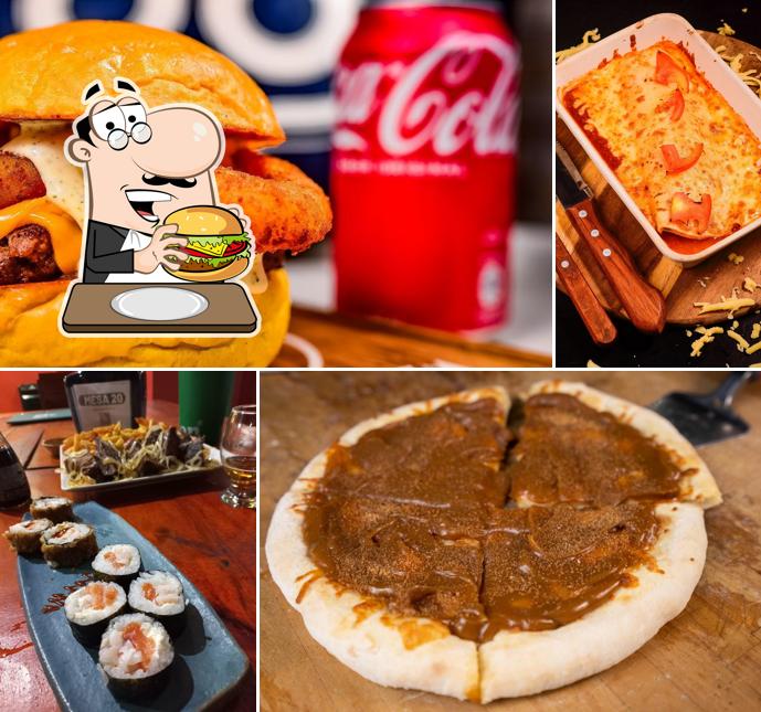 Hambúrguer em Amigos Pizzaria