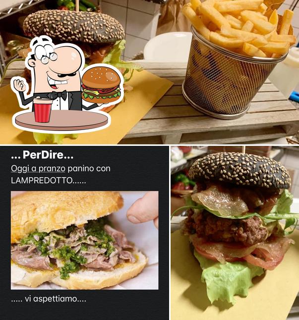 Prova un hamburger a Perdire