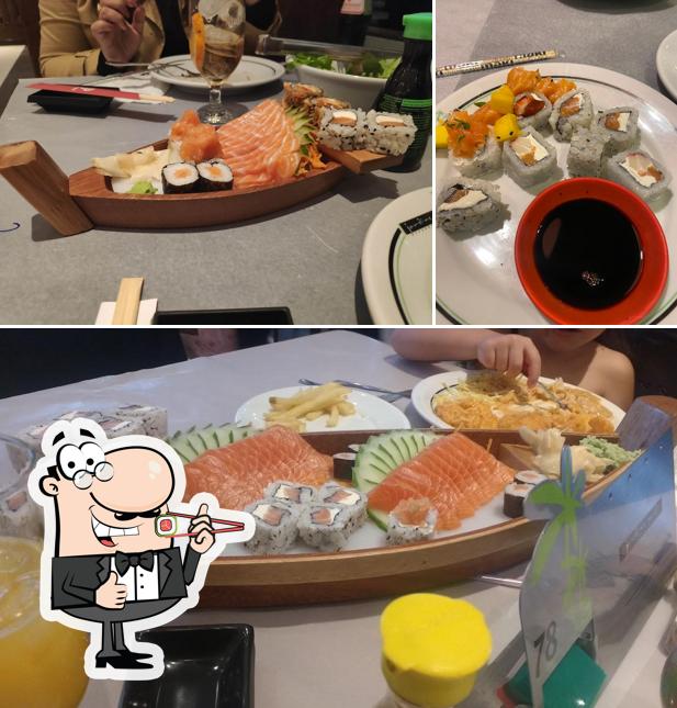 Sushi é um popular cozinha originário do Japão