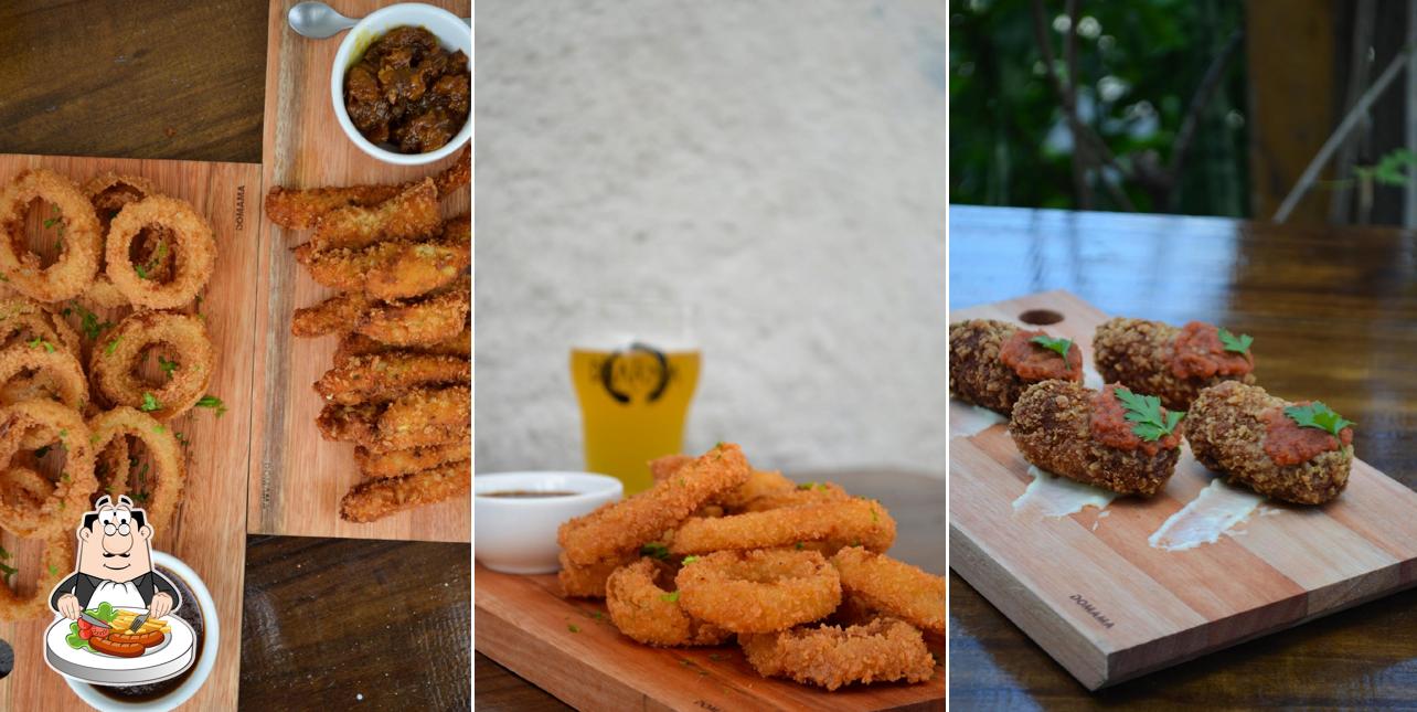 Comida em Dharma Brewpub