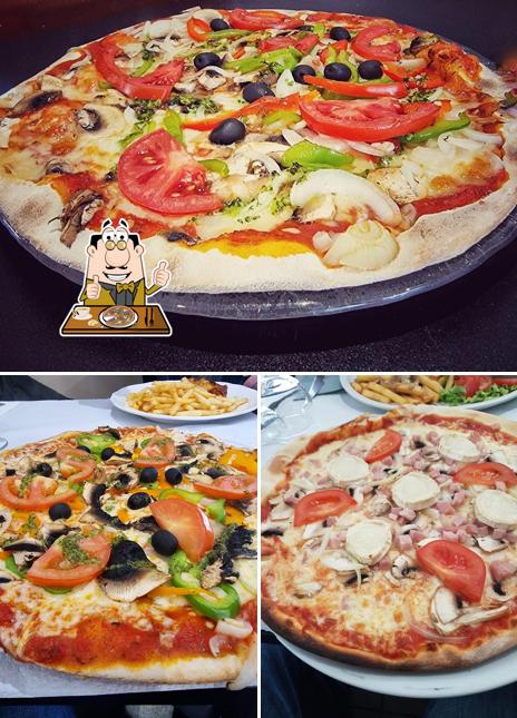 Prenez différents genres de pizzas