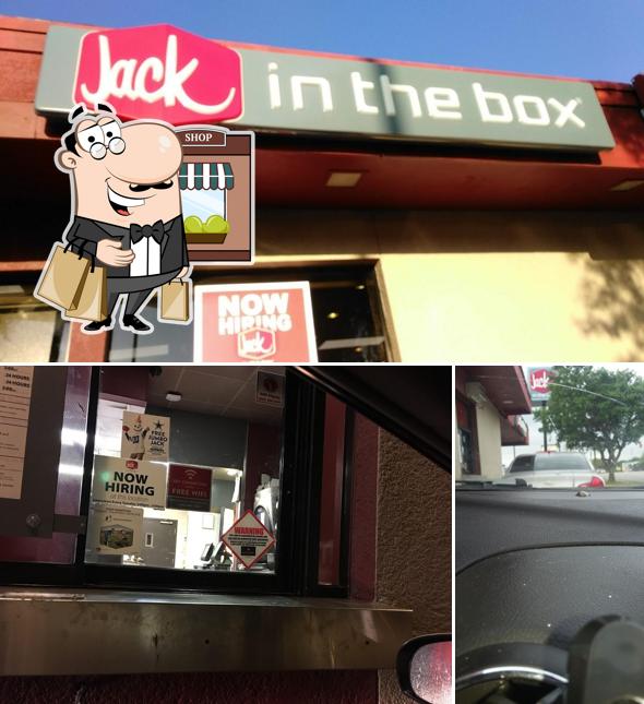 La parte exterior de Jack in the Box