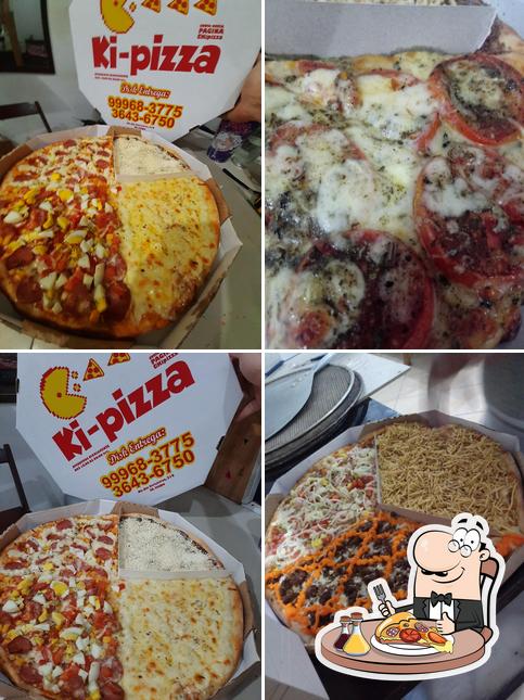 Consiga diferentes tipos de pizza