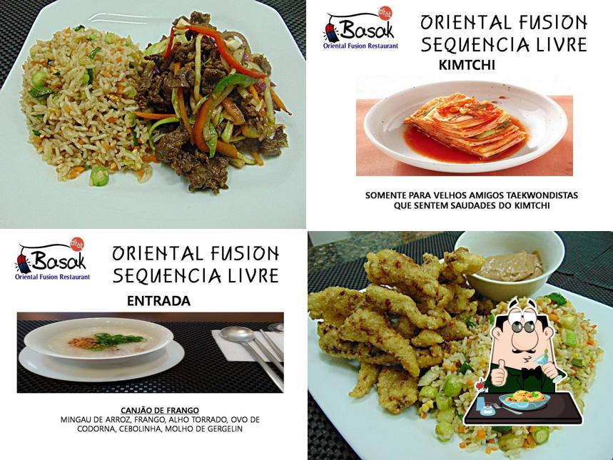 Comida em Basak oriental fusion restaurant