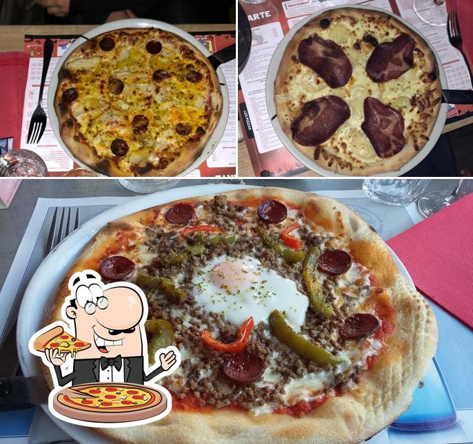 Choisissez différents genres de pizzas