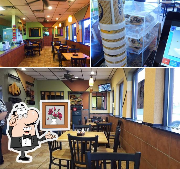 The interior of Golden Chick
