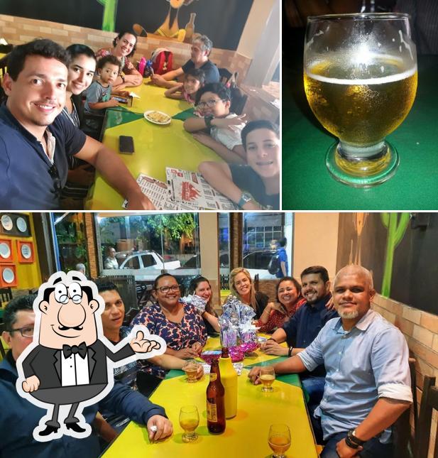 A imagem a O Rei da Picanha’s interior e cerveja