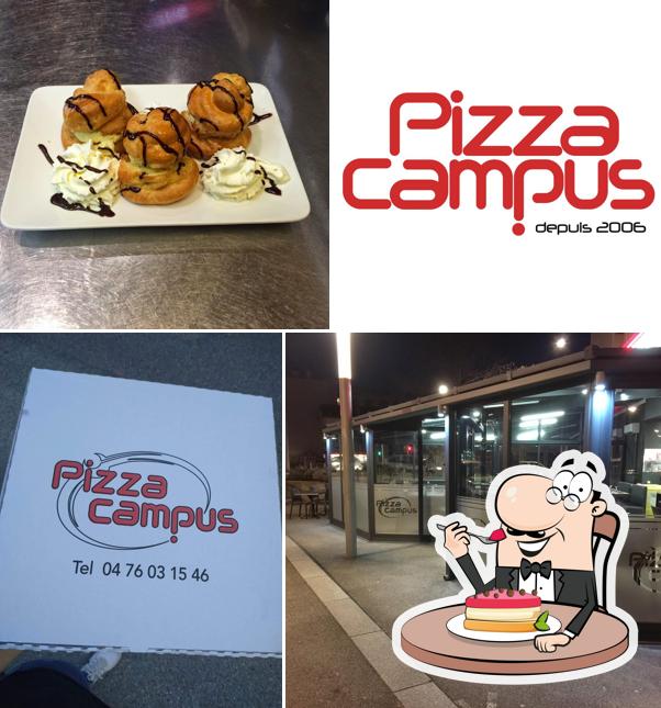Pizzeria Du Campus offers a selection of desserts