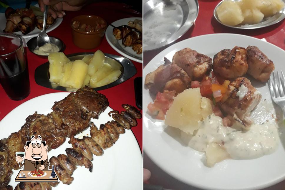 Peça refeições de carne no Amigão Grill