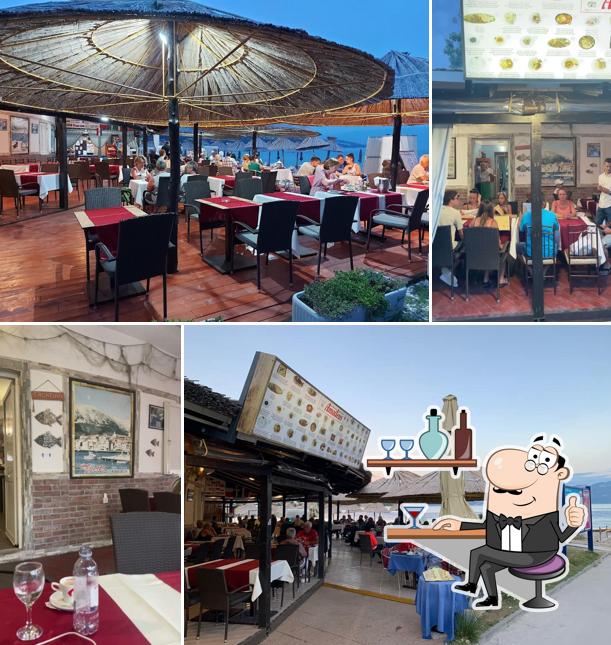 Gli interni di Restoran Amadeus