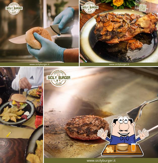 Platti al Sicily Burger Marsala