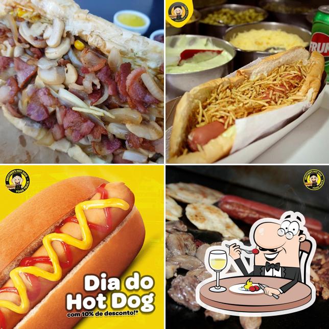 Comida em Brother's Hot Dog