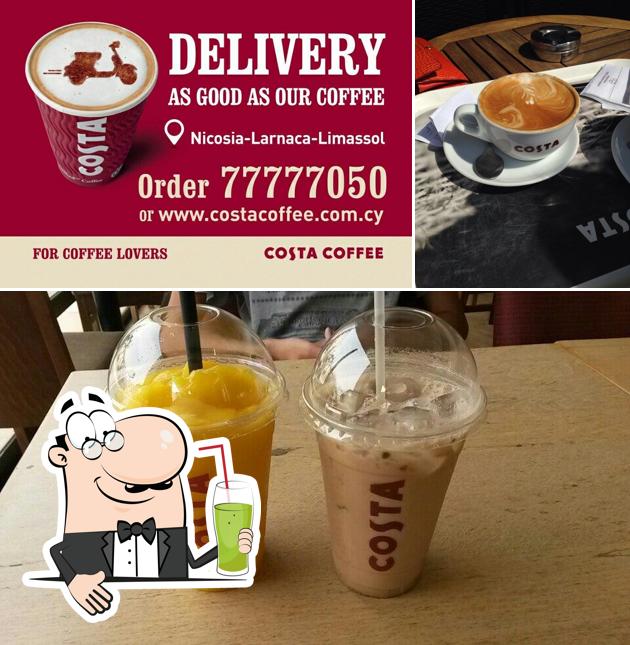 Costa Coffee offre un éventail de boissons