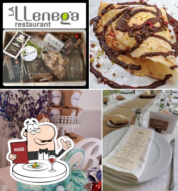 Platos en Restaurant La Llenega