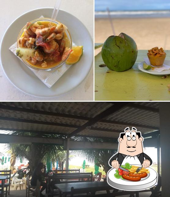 A imagem da comida e interior no Recanto Do NELSINHO