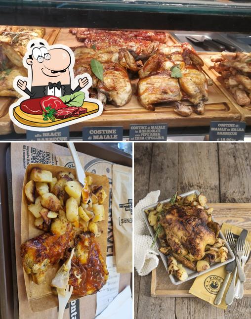 Ordina i un pasto a base di carne a Pollo & Friends Bologna