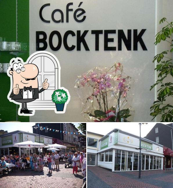 Vérifiez la photo représentant la extérieur et nourriture concernant Eiscafé & Frühstück Café Bocktenk