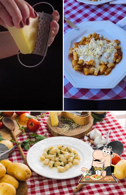Dê uma olhada a foto ilustrando comida e interior no Cantina - Pastas Benedetti