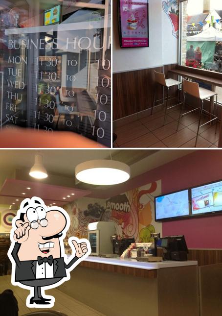 The interior of Yogurty's Frozen Yogurt and Bubble Tea