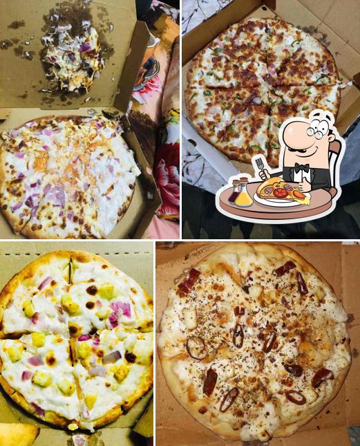 Pick different types of pizza