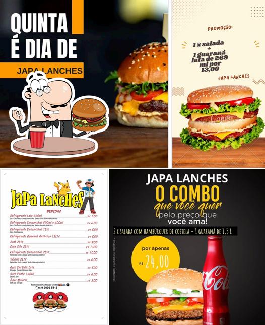 Peça um hambúrguer no Japa Lanches